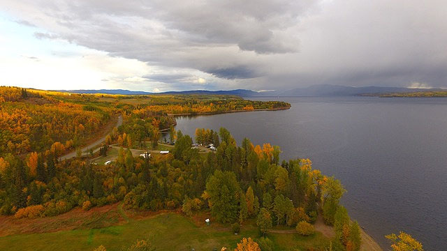 Francois Lake looking east