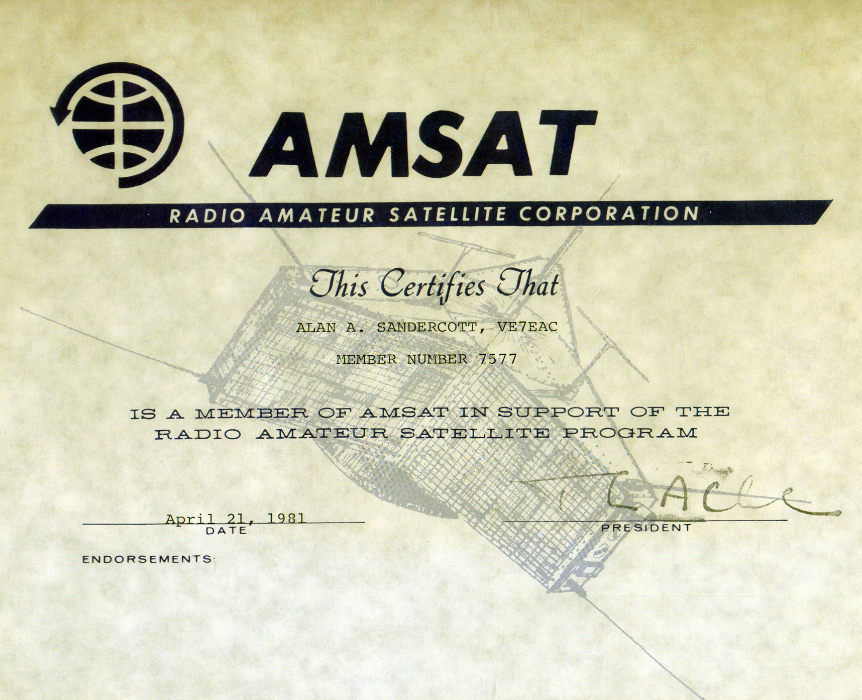 Amsat membership