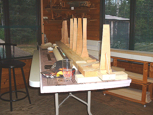 Building a jig to hold all 14 formers.